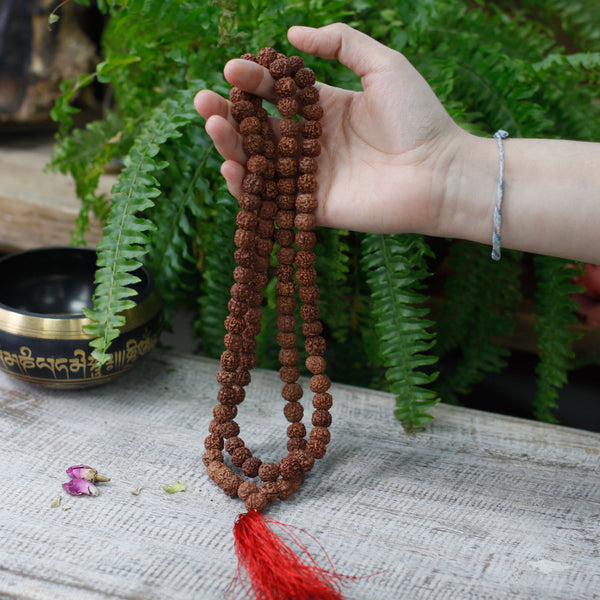 Rudraksha Buddha Mala