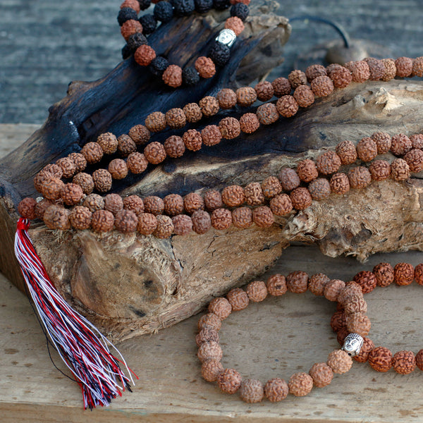 Rudraksha Buddha Mala