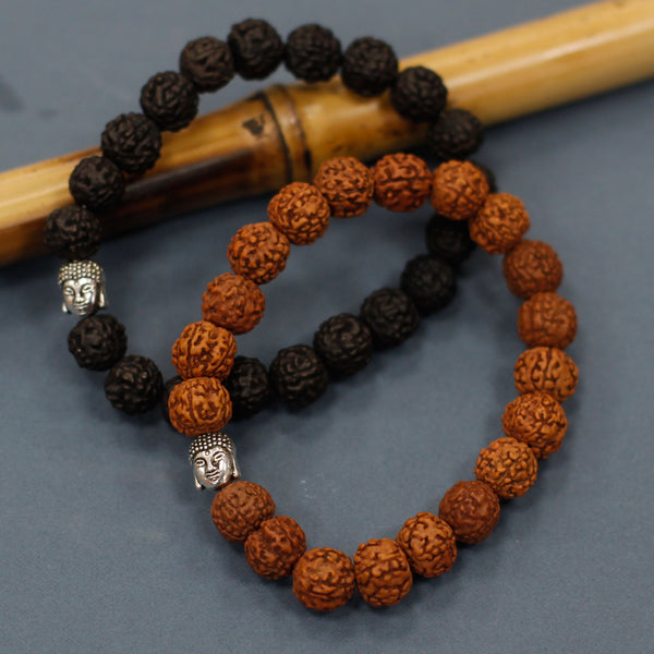 Rudraksha Buddha Mala