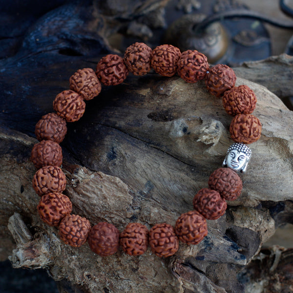 Rudraksha Buddha Mala