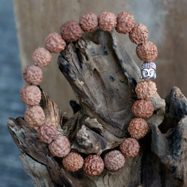 Rudraksha Buddha Mala