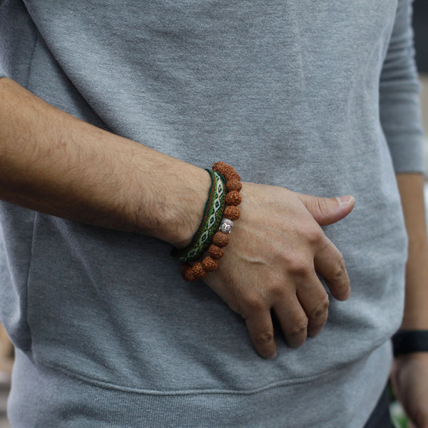 Rudraksha Buddha Mala