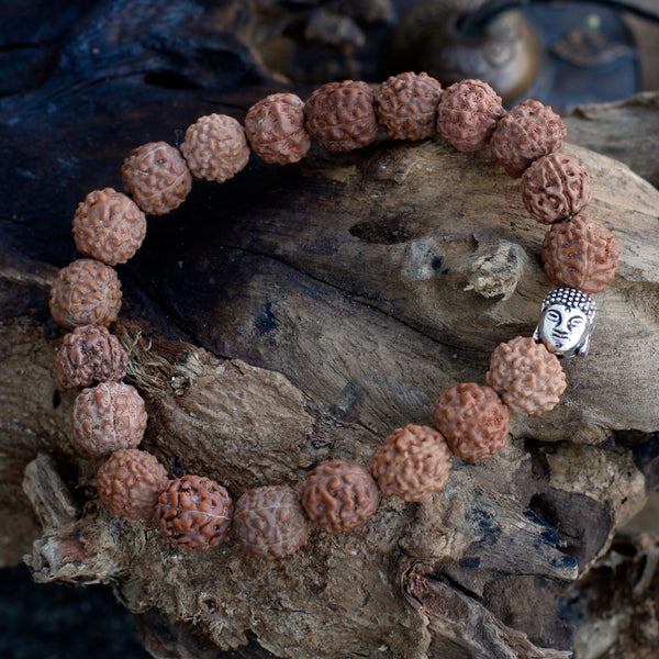 Rudraksha Buddha Mala