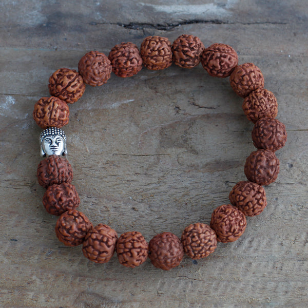 Rudraksha Buddha Mala