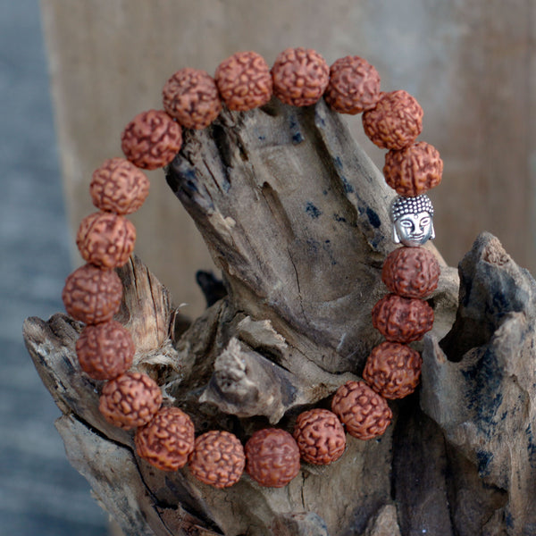 Rudraksha Buddha Mala