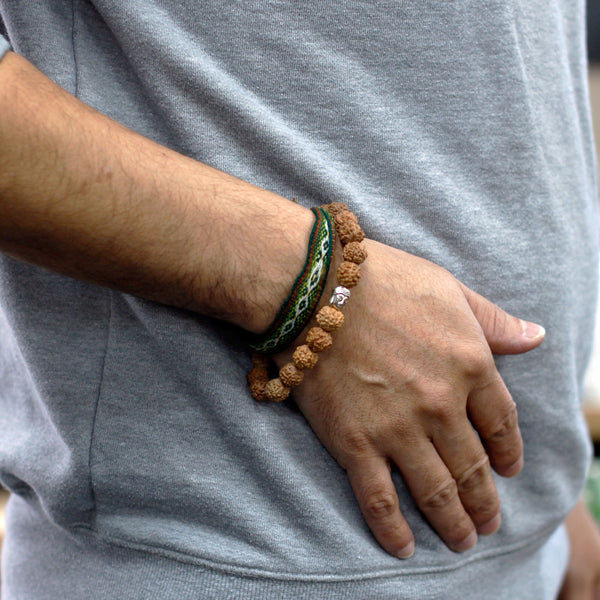 Rudraksha Buddha Mala