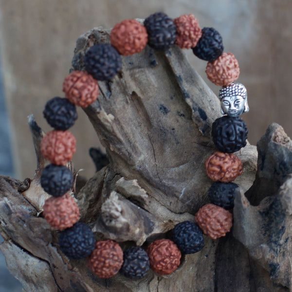 Rudraksha Buddha Mala